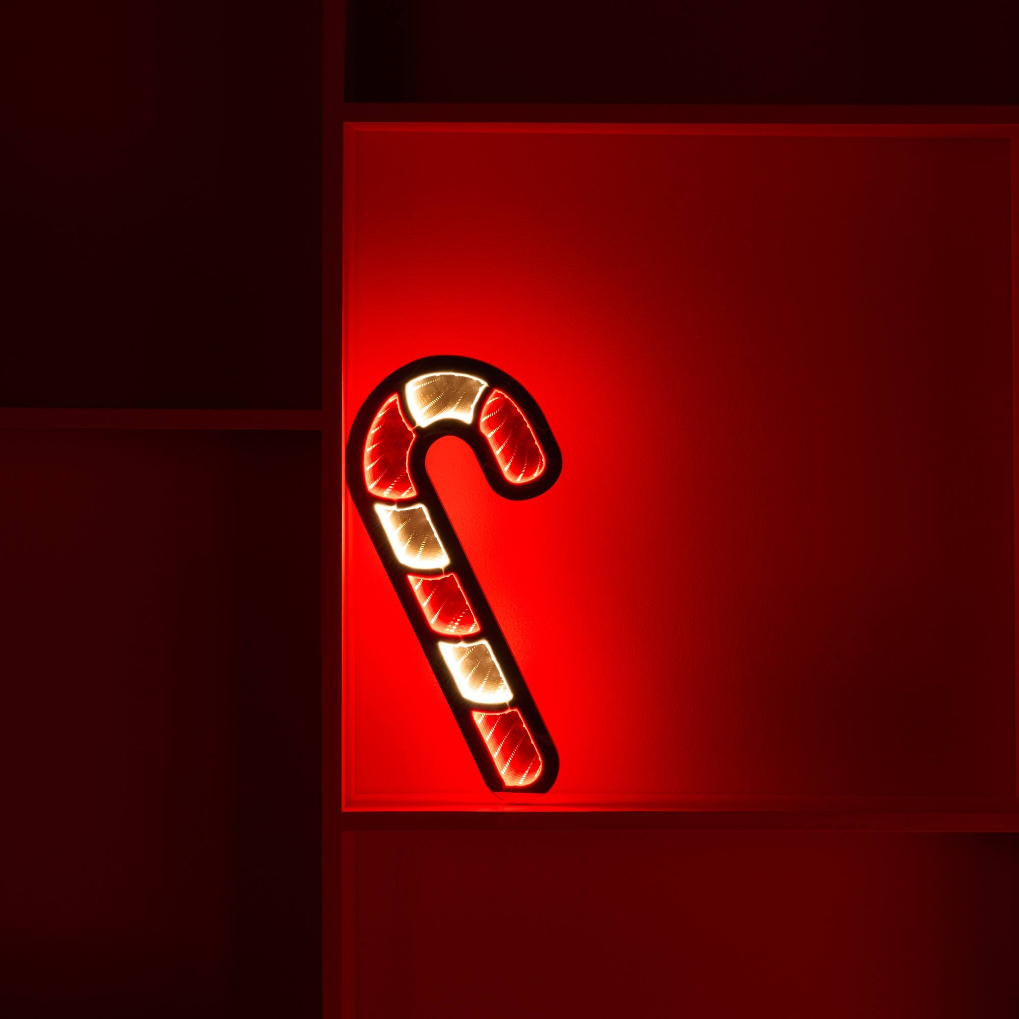 16" Holiday Candy Cane Ekko Light Display